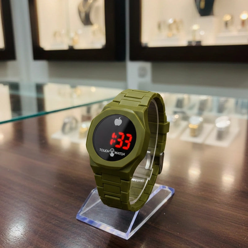 LED touch smart watch